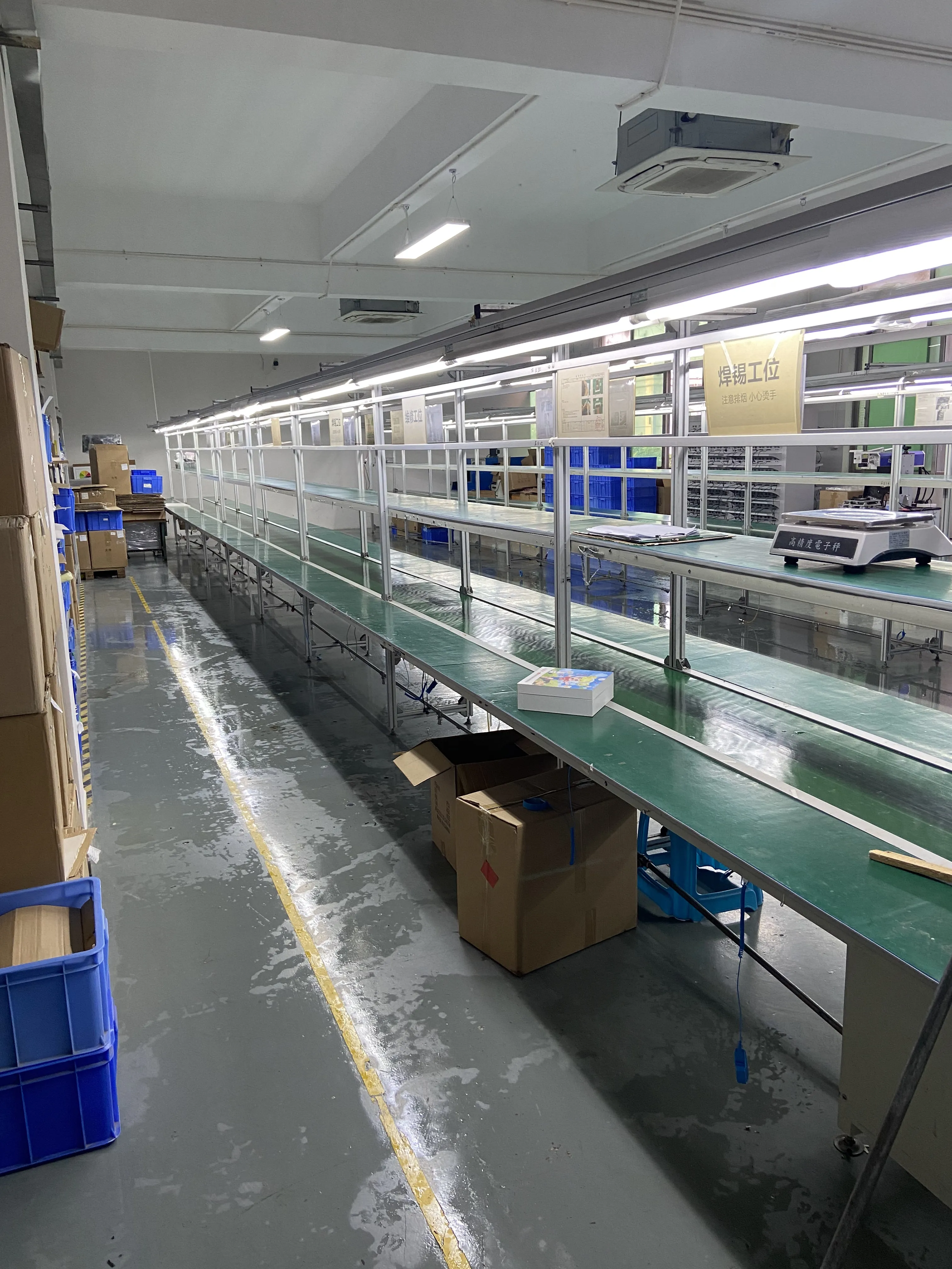 Action camera and eyewear camera production line
