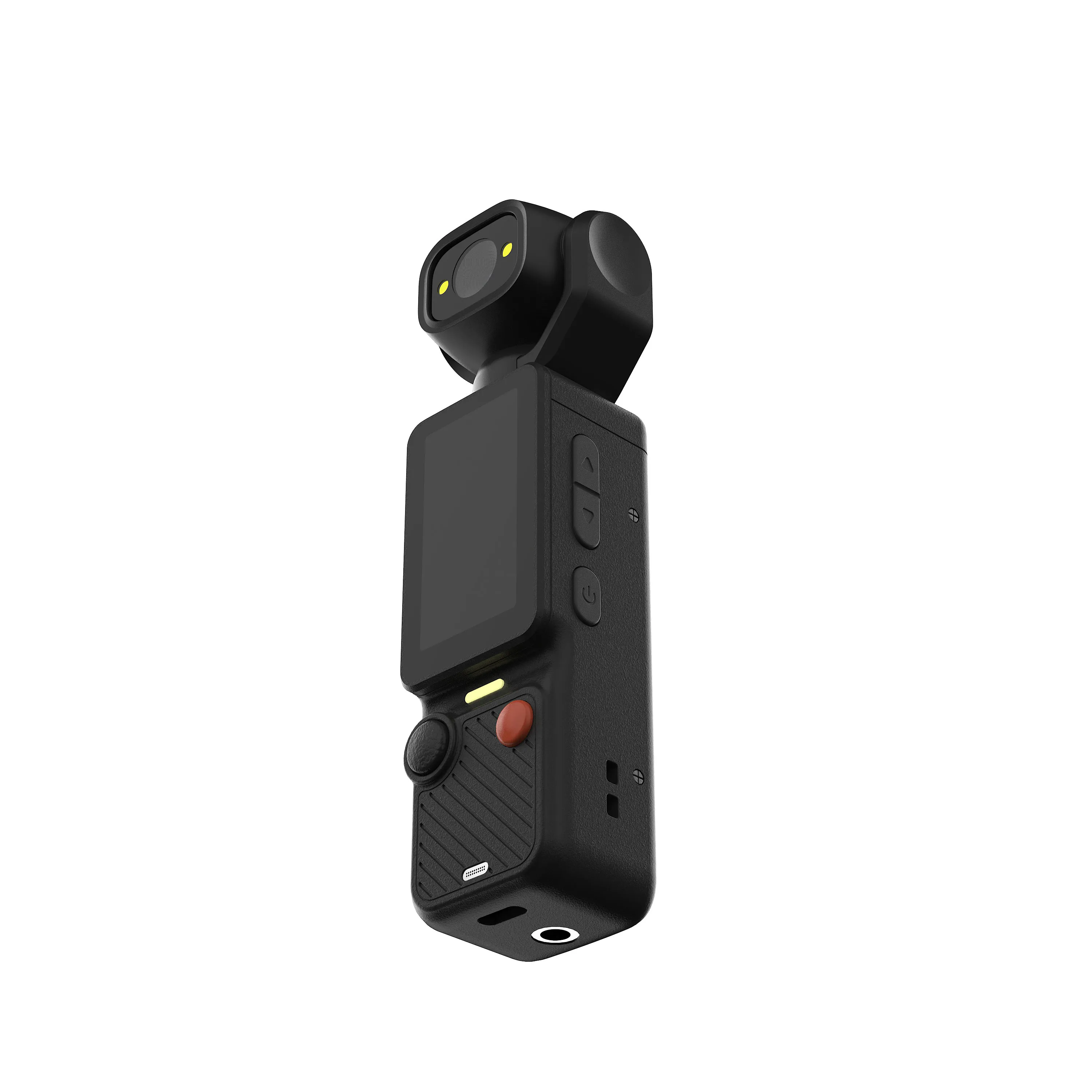 Pocket Gimbal Camera black — front left angle