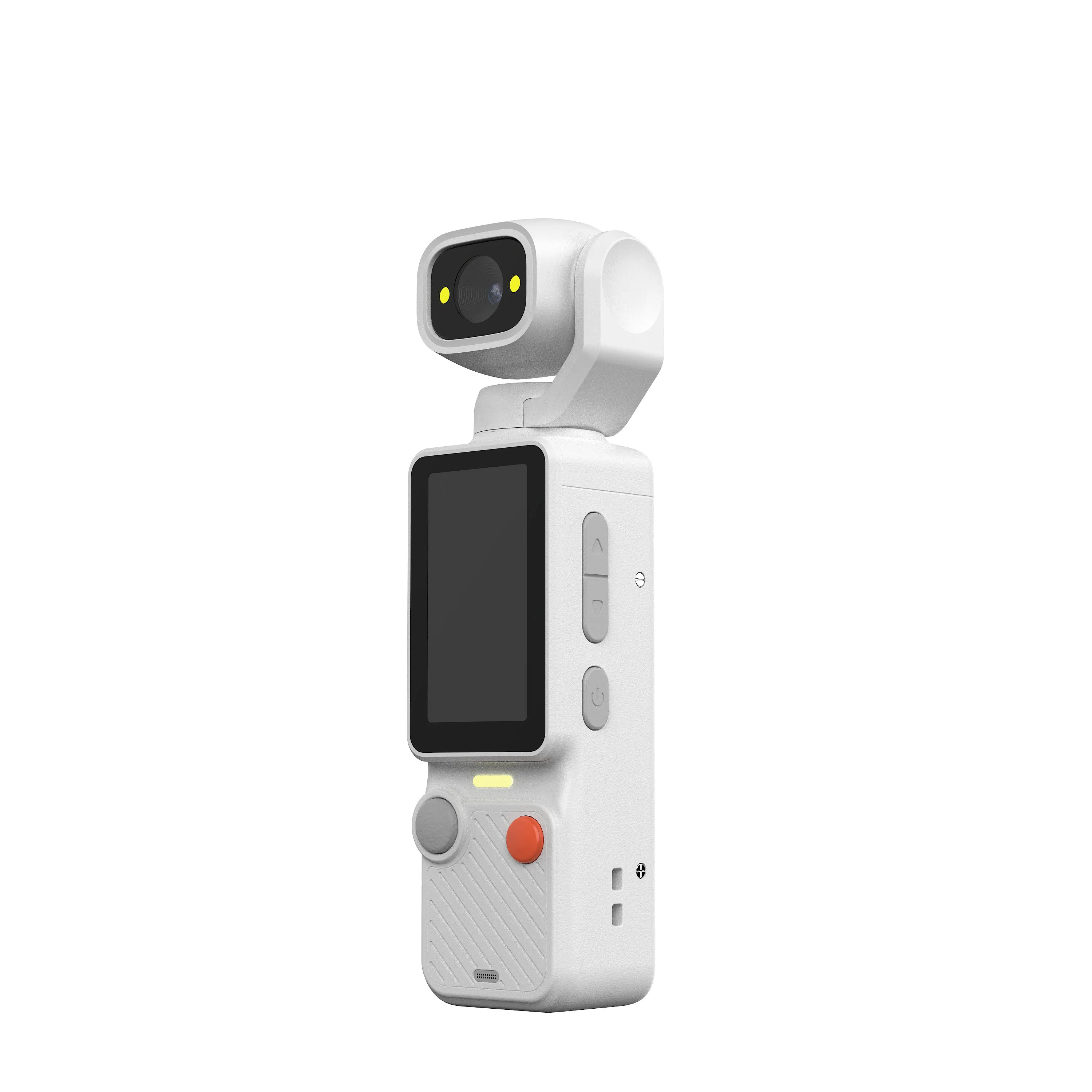 Pocket Gimbal Camera white — front right angle